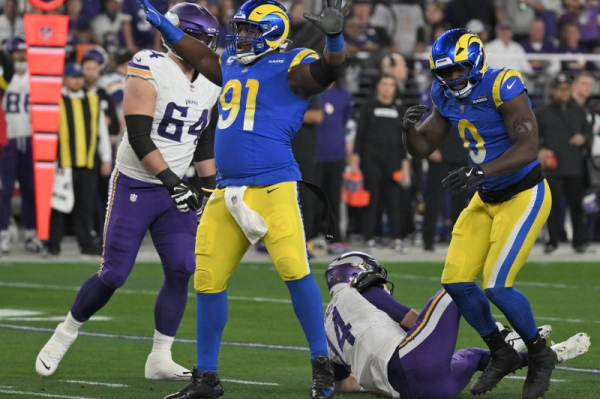L.A. Rams offer temporary relief amid wildfires with playoff win over Minn. Vikings L.A. Rams offer temporary relief amid wildfires with playoff win over Minn. Vikings
