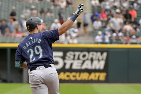 Mariners' Cal Raleigh ties Griffey, passes Mantle with homers 55, 56