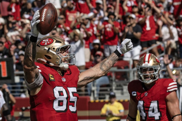San Francisco 49ers tight end George Kittle to miss at least 4 games