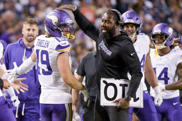 Minnesota Vikings grant release to wide receiver Adam Thielen Minnesota Vikings grant release to wide receiver Adam Thielen