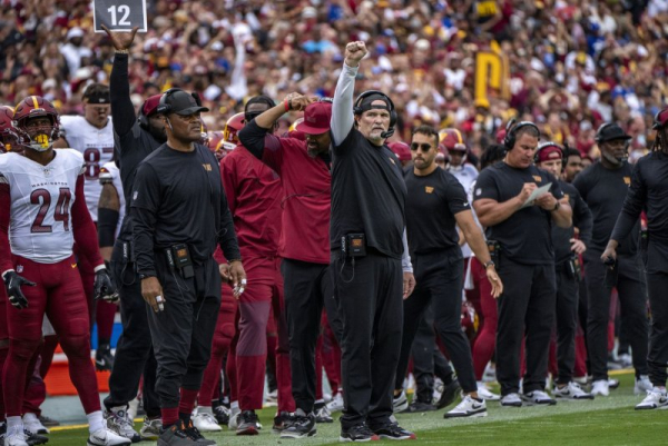 Washington Commanders split with offensive, defensive coordinators Washington Commanders split with offensive, defensive coordinators