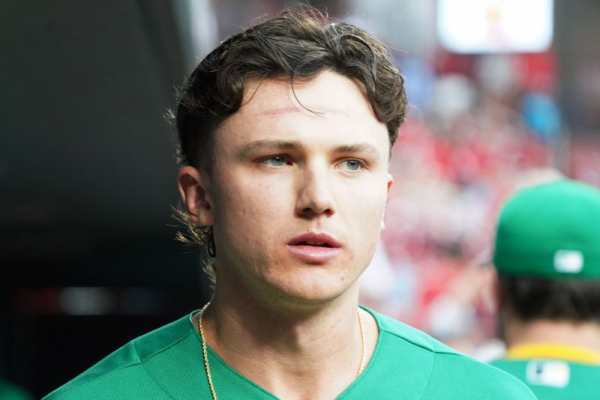 Spike punctures end 24-game hit streak of Athletics' Zack Gelof
